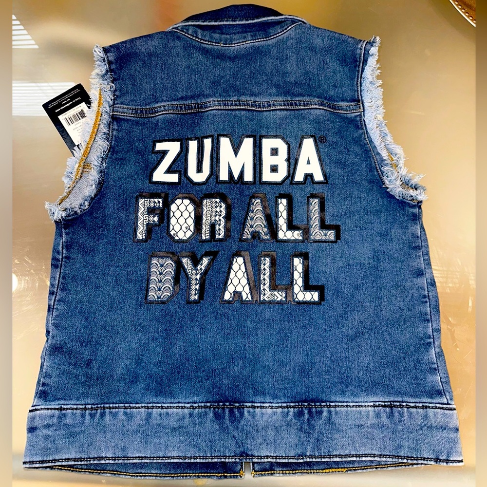 Zumba For All By All Denim Vest